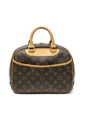 Louis Vuitton Brown Monogram Canvas Handbag
